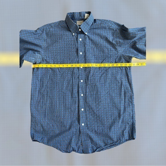 LL Bean mens button up long sleeve shirt size Large Tall - Picture 1 of 4